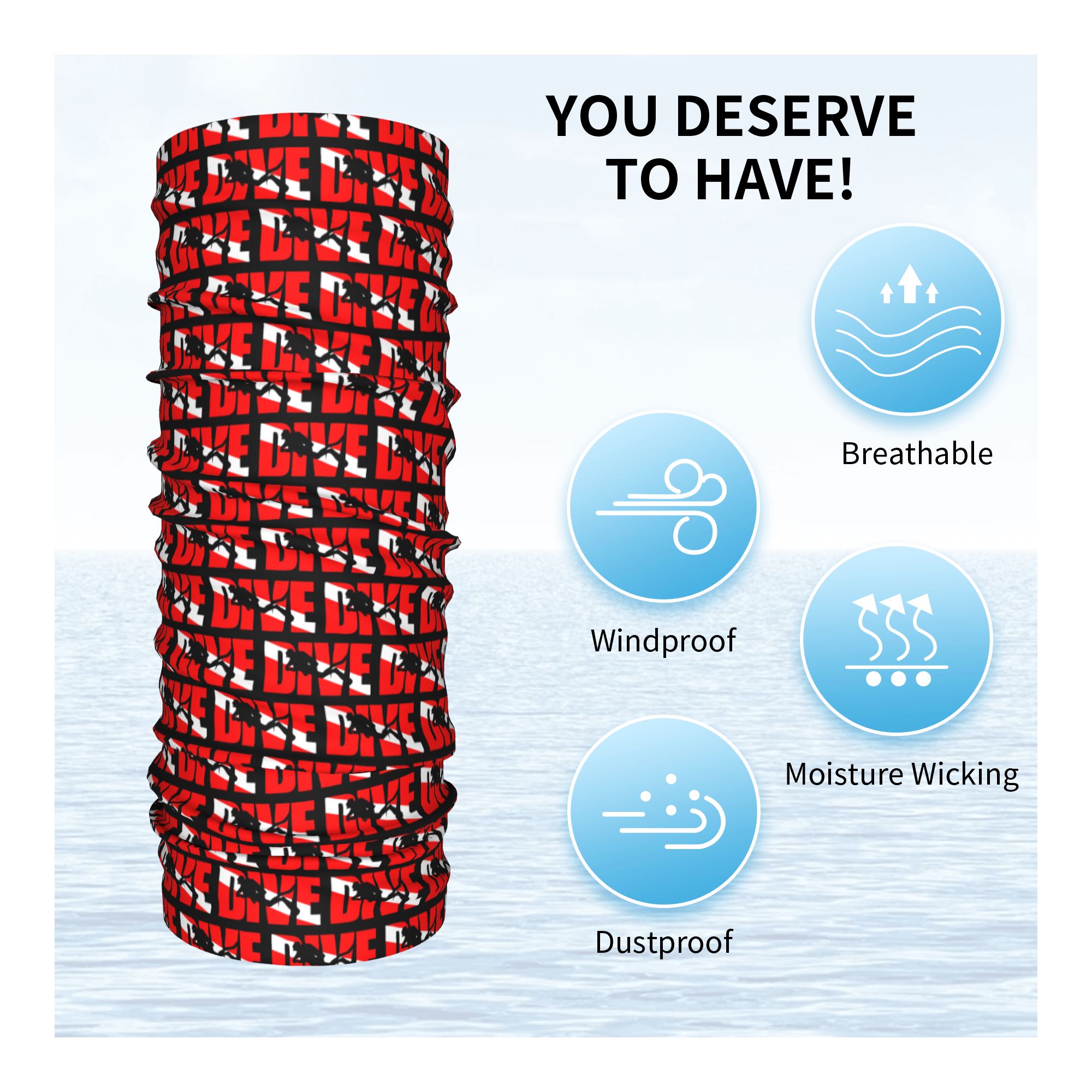 Dive Diver Scuba Diving Neck G - đánh giá và giá Neck Gaiter Fleece