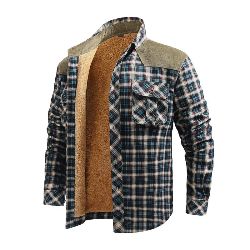 Nam Mùa Đông Cổ Áo Sơ Mi Áo Kh - đánh giá và giá Flannel Shirt Lined